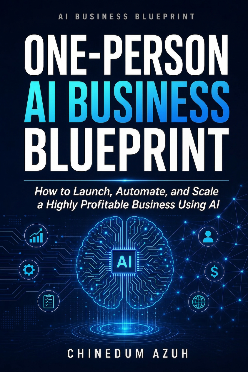 One-Person AI Business Blueprint eBook cover